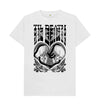 White Til Death Unisex T-Shirt, Black Print
