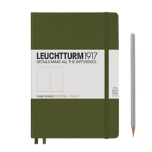  Army - Green A5 Leuchtturm1917 Journal - Dotted. By Hord.