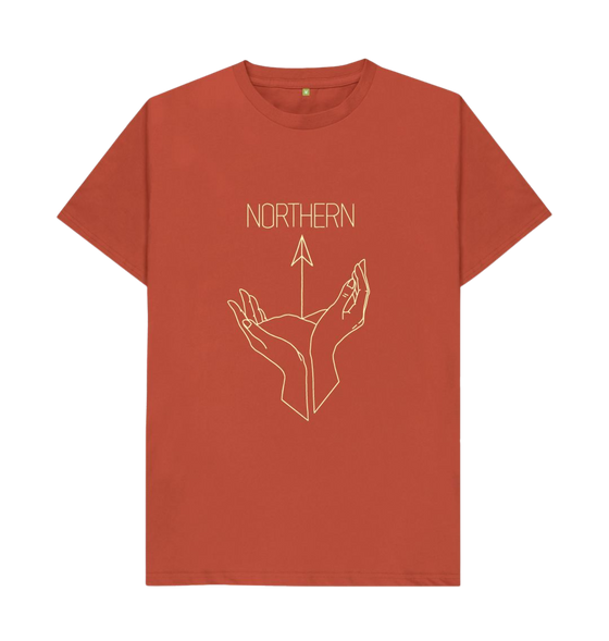 Northern, Basic Organic T-Shirt in rust