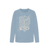 Stone Blue Kids Born of the North Long Sleeve, a boys long sleeve shirt and a girls long sleeve top from Hord.