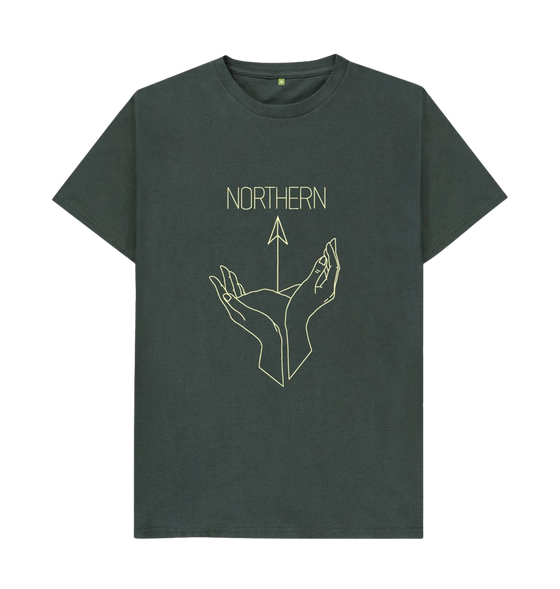 Northern, Basic Organic T-Shirt in Dark Grey