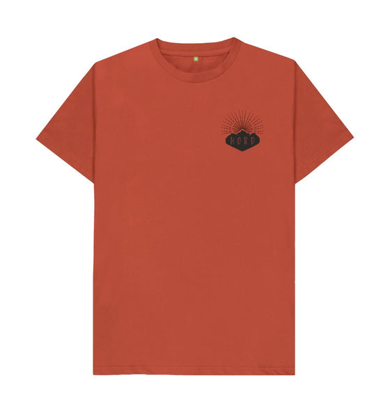 Rust Unisex Natural T Shirt from Hord.