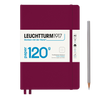 Port - Maroon A5 Art Leuchtturm1917 Journal - Dotted 120G Edition. By Hord. 
