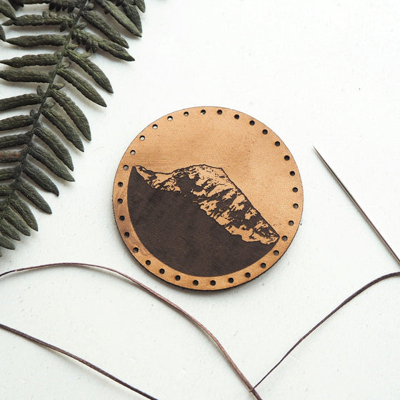Snowdon Leather Patch by HORD - £7.00; the hiker patch from Hord.