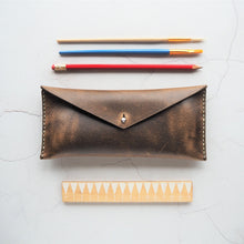  The Brown Leather Pencil Case, a leather pencil case from Hôrd.