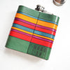 This limited edition retro hip flask encompasses numerous colours that showcase the 90's.