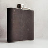 Posterior view of the wedding hip flask in Cork.