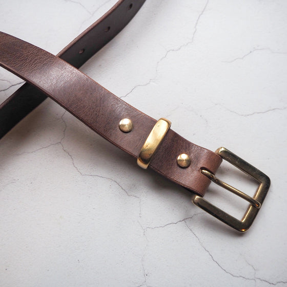 Dark Brown Leather Belt from Hôrd.