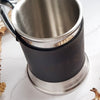 This Viking Beer Tankard is made from luxurious leather that has been bound onto a steel tankard.
