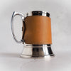 Steel Tankard wrapped in leather, made by Hôrd.