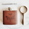 Moth Leather Hip Flask, a nice hip flask from Hord.