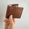 The Mountain Wallet, Full Size Bi-Fold folded.