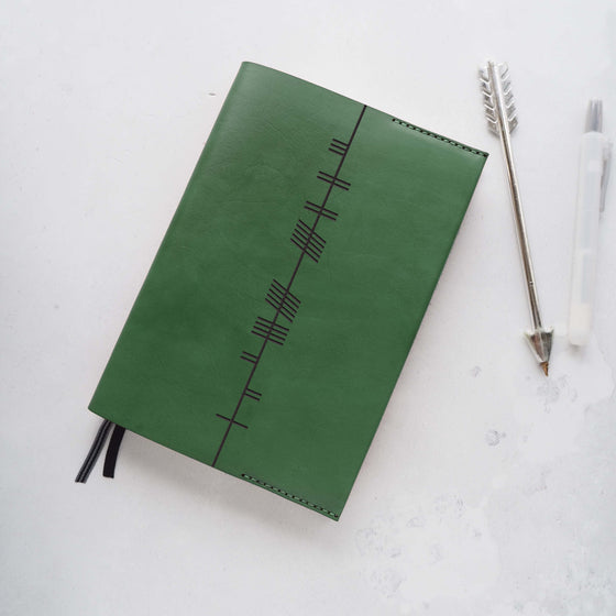 The Ogham Leather Journal Cover