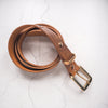 This premium leather belt is handcrafted from full grain leather and is built to last.