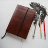 Personalised Leather Notebook Cover A5