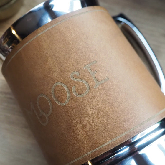 This custom beer tankard has been engraved with a custom name.