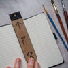 A handcrafted personalised bookmark from Hôrd.