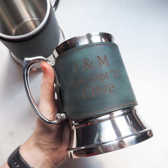 Personalised Wedding Party Tankard from Hôrd.