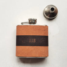  Sand and Coal Cork Hip Flask, a personalised alcohol flask from Hord.