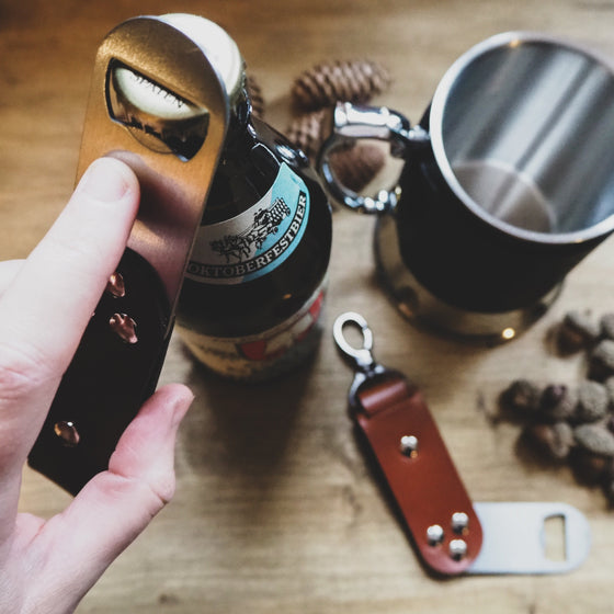 The keyring bottle opener is the perfect portable bottle opener to open your beers on the go.