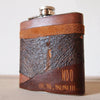 The Apocalypse Leather Hip Flask, a rum hip flask from Hord.
