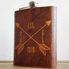 The archers leather hip flask, a cool hip flask from Hord