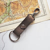 A leather key fob with the engraving of Ben Nevis, from HÔRD.
