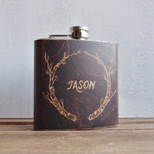  The Birch Branch Flask, a groomsman hip flask from Hord.