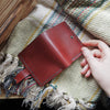 Full view of the Compact Mountain Purse, a personalised leather purse from Hôrd.