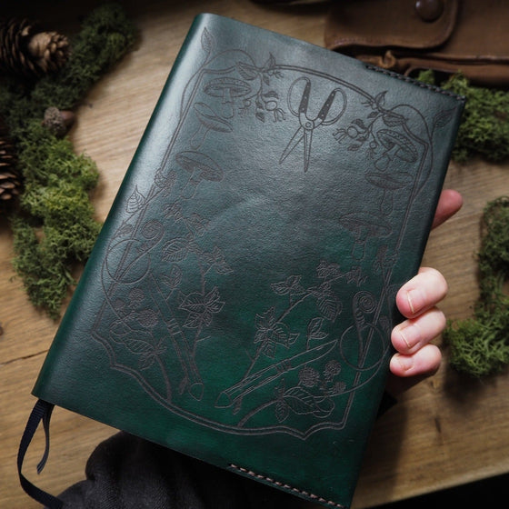 The Forager Leather Journal Cover by HÔRD.
