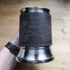 The Hop Vine Tankard engraved with a custom text.