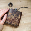 This Miracle Cure Luxury Flask by Hord can be personalised with your name or initial.