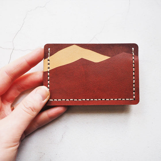 The Misty Mountain Card Holder, a designer card holder from Hord.