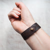 Leather Bracelet Cuff from HÔRD featuring the Ogham Leather Cuff.