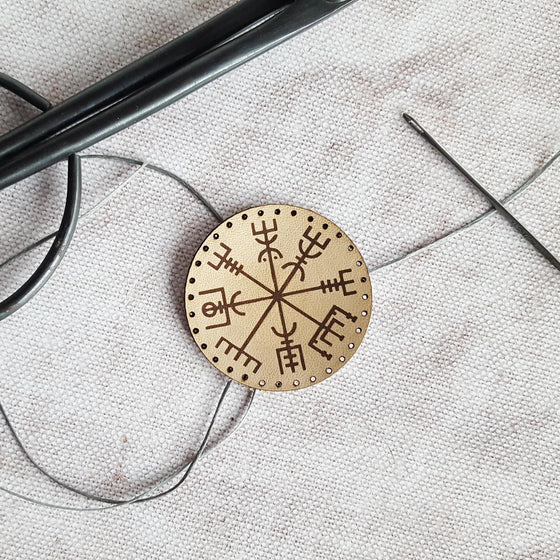 The Vegvisir Patch from Hord.
