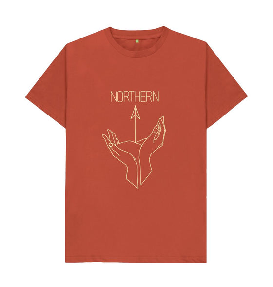 Northern, Basic Organic T-Shirt in rust