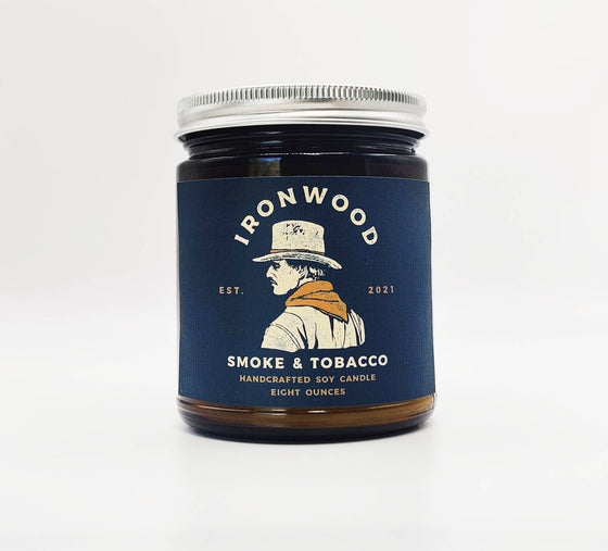 Ironwood Smoke & Tobacco Soy Candle