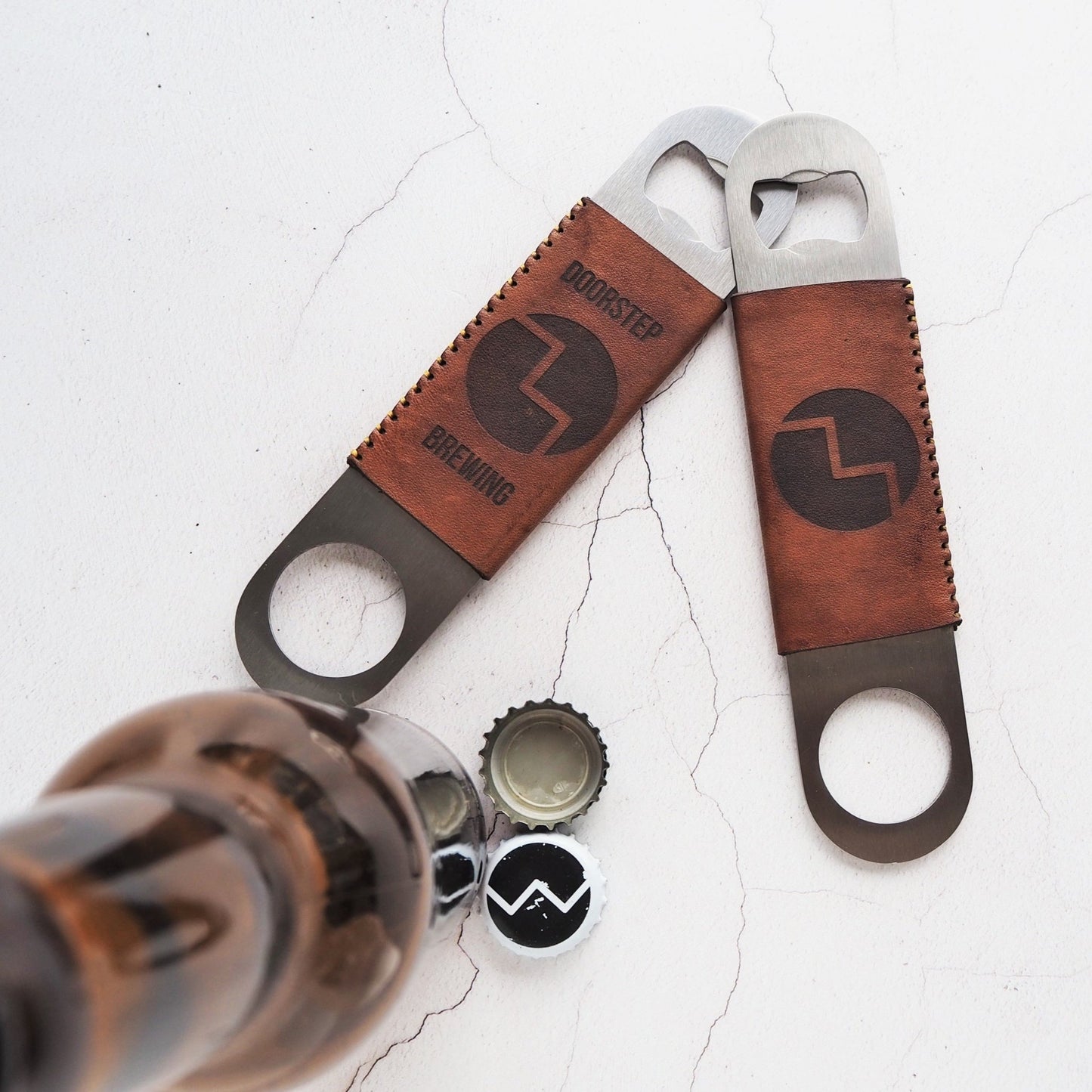 The Custom Leather Bottle Opener from Hôrd.