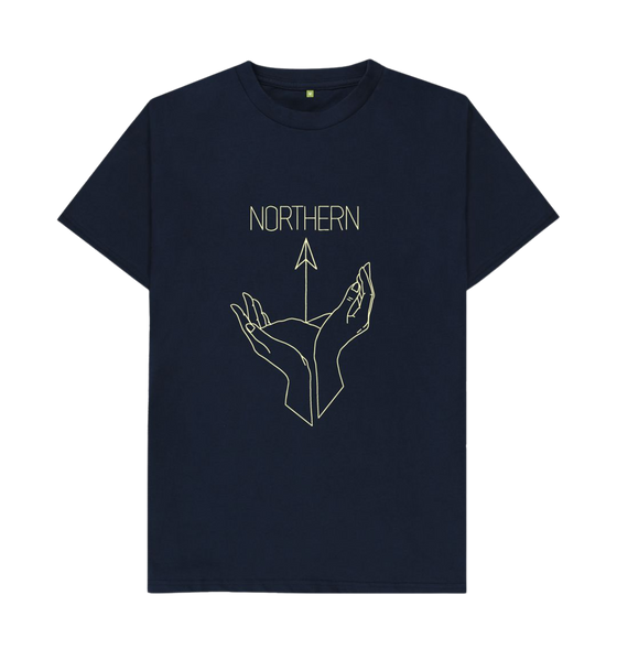 Northern, Basic Organic T-Shirt in Navy Blue