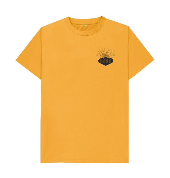 Mustard Unisex Natural T Shirt from Hord.