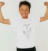 White Kids Northern T-Shirt, a sustainable children's clothing from Hord. 
