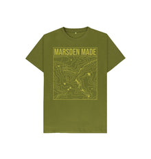  Moss Green Kids Marsden Made T-Shirt, a kids tee from Hord.