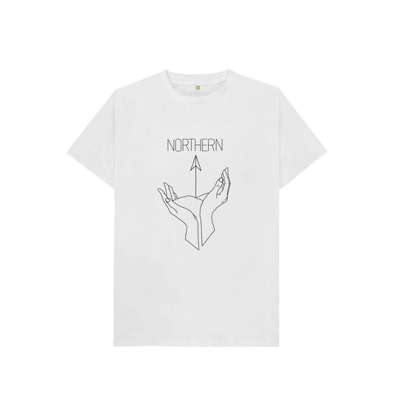 White Kids Northern T-Shirt, a sustainable children's clothing from Hord.