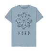 Stone Blue Mountain Mandala Unisex T Shirt, The Mandala T Shirt from Hord.
