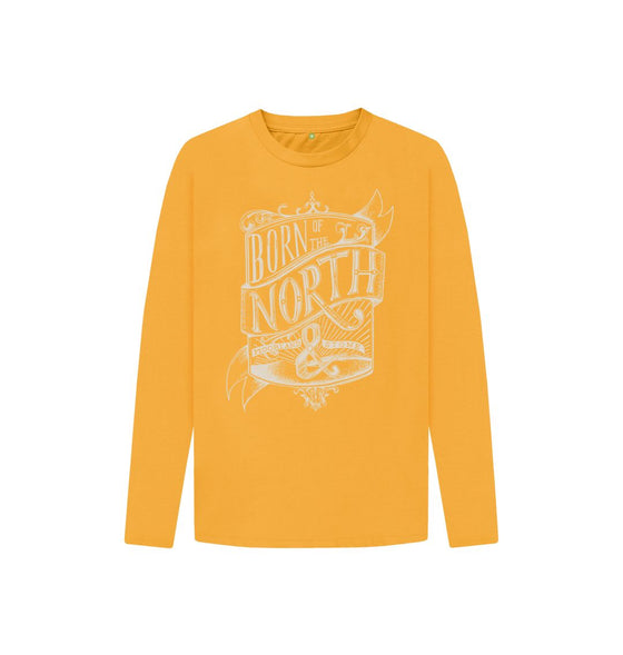 Mustard Kids Born of the North Long Sleeve, a boys long sleeve shirt & girls long sleeve top from Hord.