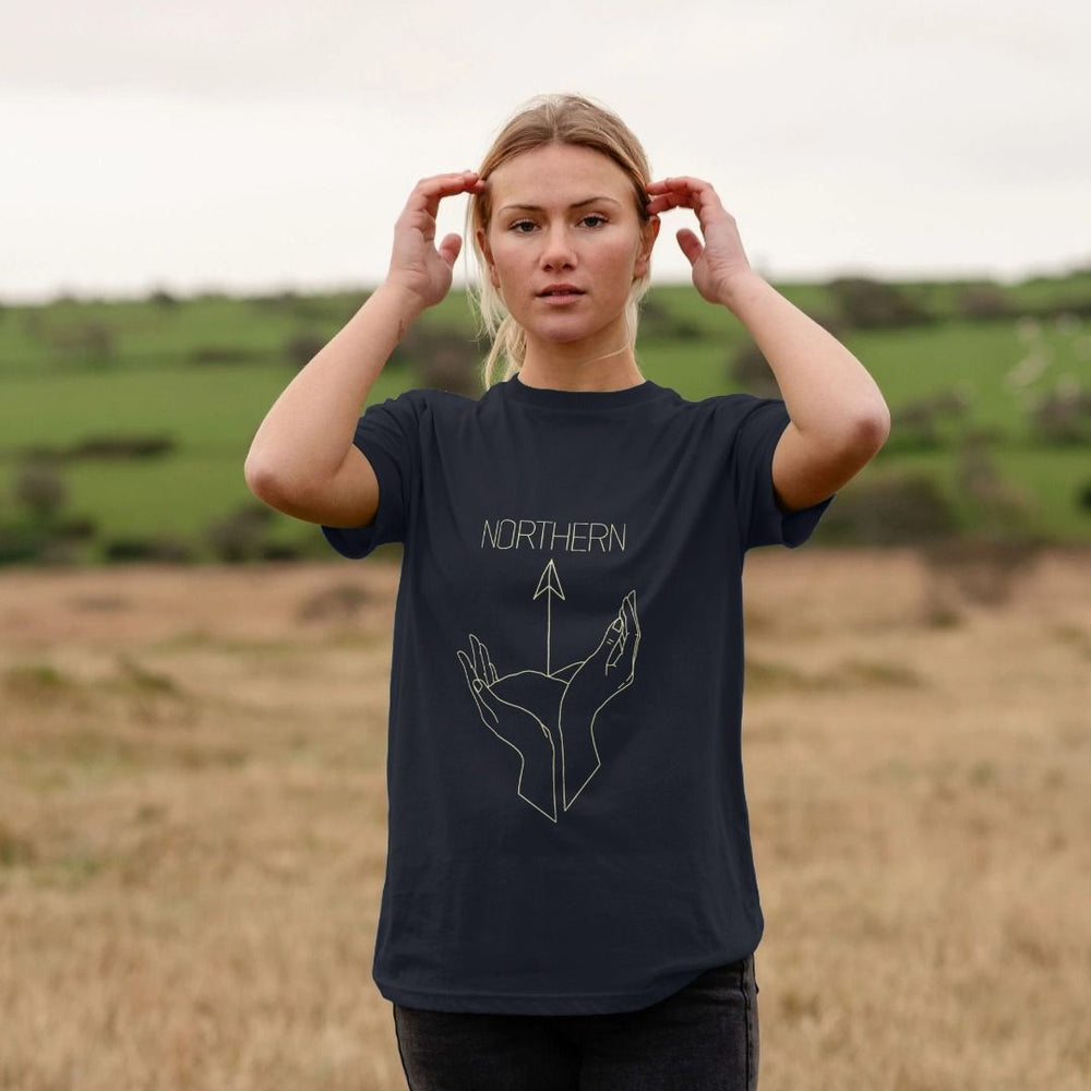 
                  
                    Northern, Basic Organic T-Shirt in navy blue
                  
                