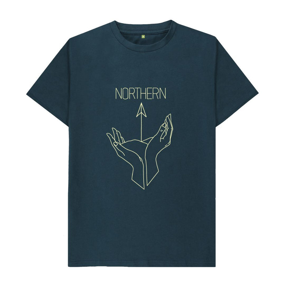 
                  
                    Northern, Basic Organic T-Shirt in denim blue
                  
                