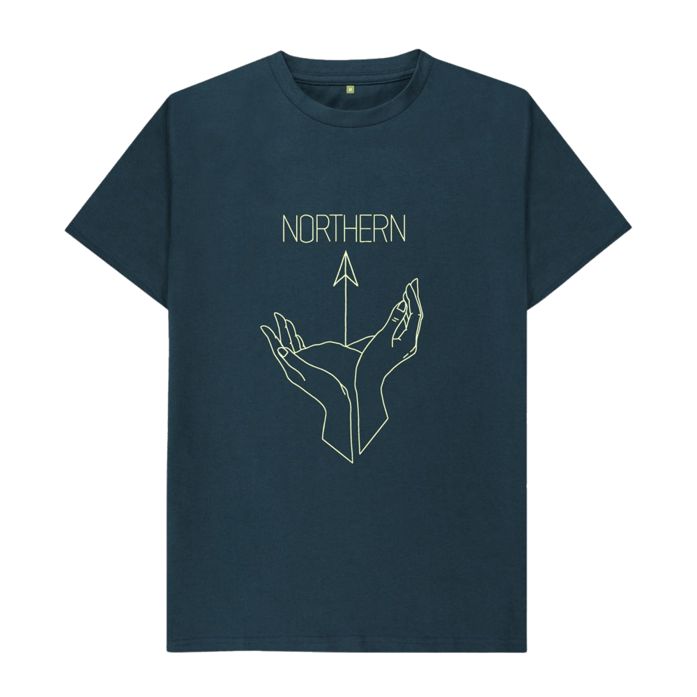 
                  
                    Northern, Basic Organic T-Shirt in denim blue
                  
                