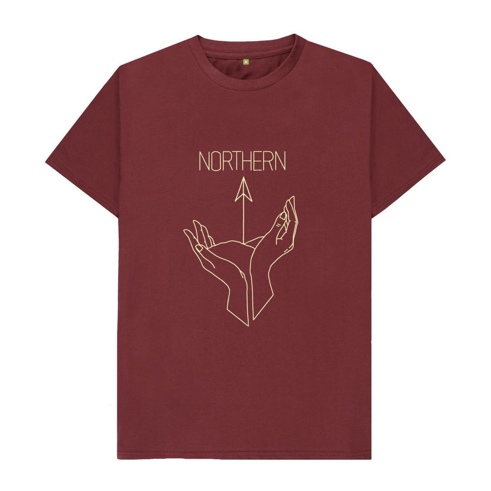 
                  
                    Northern, Basic Organic T-Shirt in red wine
                  
                