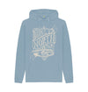 Stone Blue Born of the North, Mens Hoodie